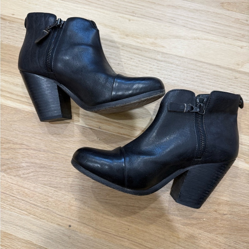 Rag & bone Margot Booties Black Leather Size 35